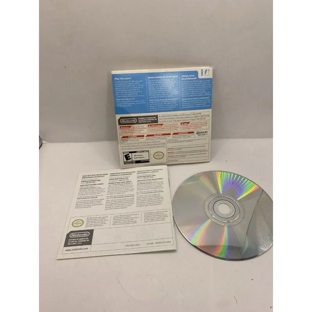 Wii Sports Nintendo Wii 2006 - Tested Bowling Golf Tennis Boxing Bball Mint CIB